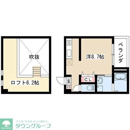 シェリール本陣の物件間取画像